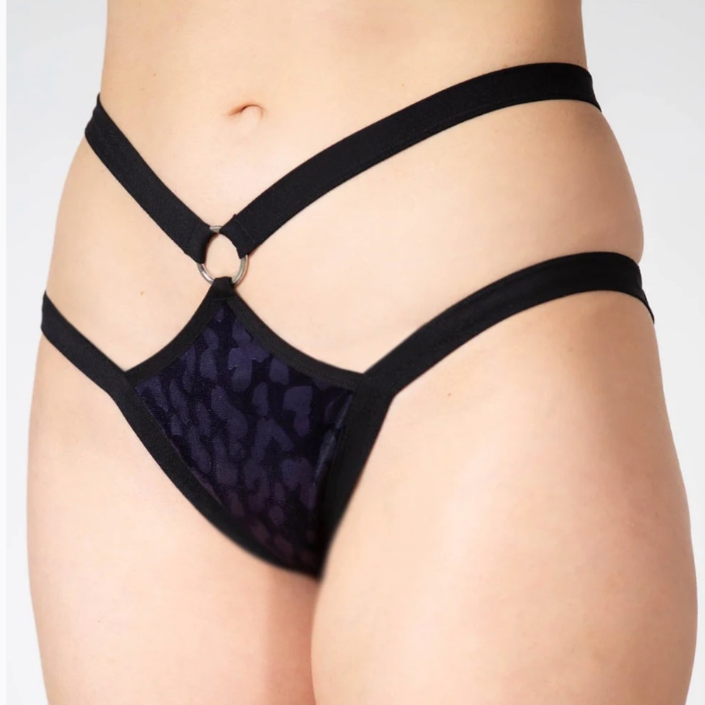 Killstar Sexy Wicked Game Purple Velvet Panty XL NWT